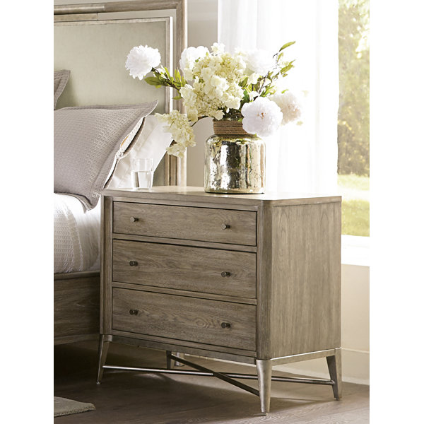 Brayden Studio® Dilbeck 3 Drawer Nightstand & Reviews Wayfair